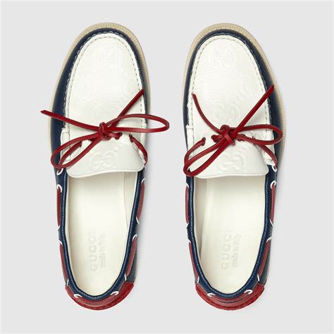 mens gucci boat shoes|gucci boat shoes men.